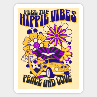 Hippie Vibes Sticker